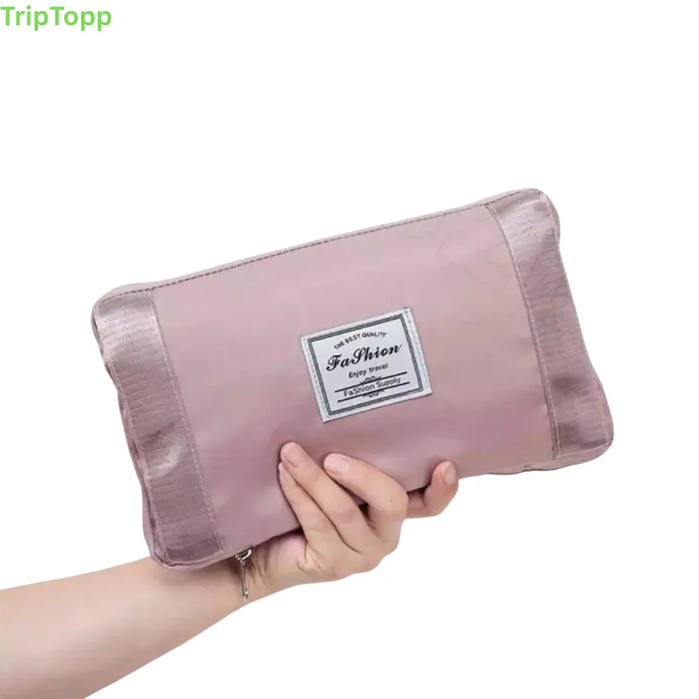 Foldable Carry-On Travel Duffle Bag Foldable carry-on travel duffle bag folded to compact hand-size pouch - travel gear