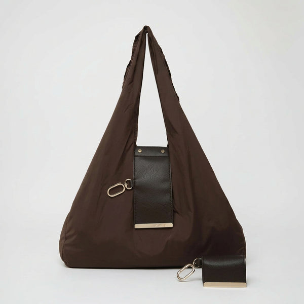Foldable Tote Bag with Keychain Clip