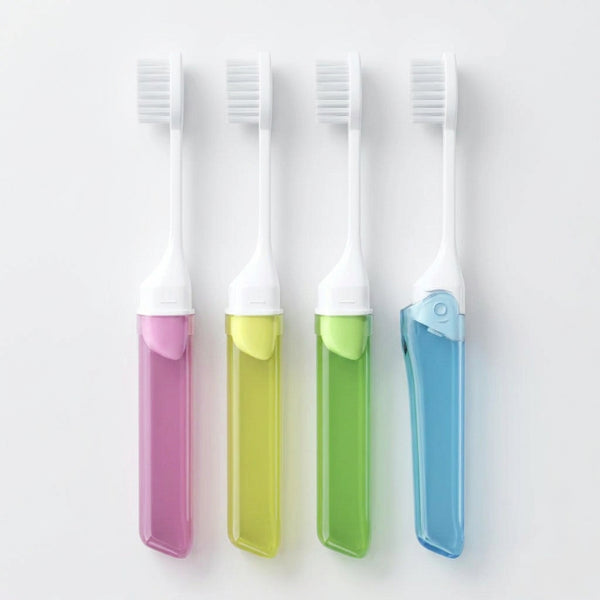 Foldable Travel Toothbrush, 4-Pack
