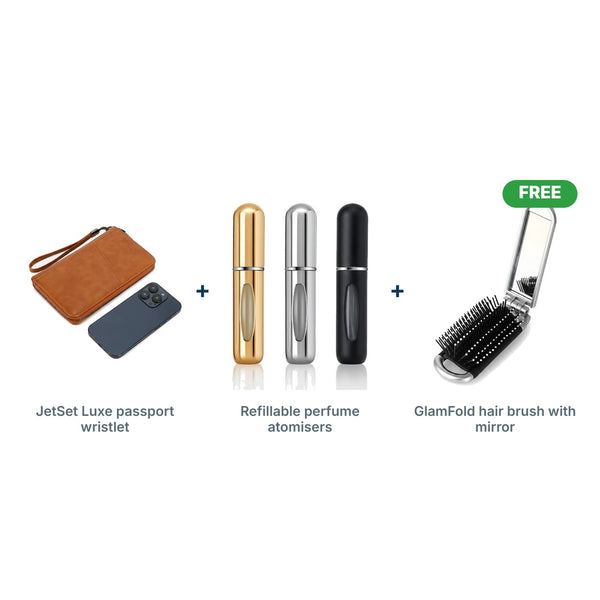 Glam Travel Kit + FREE Hair Brush