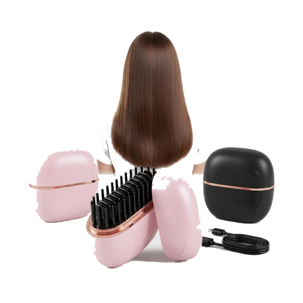 Hair On-The-Go Kit: Mini cordless hair straightener