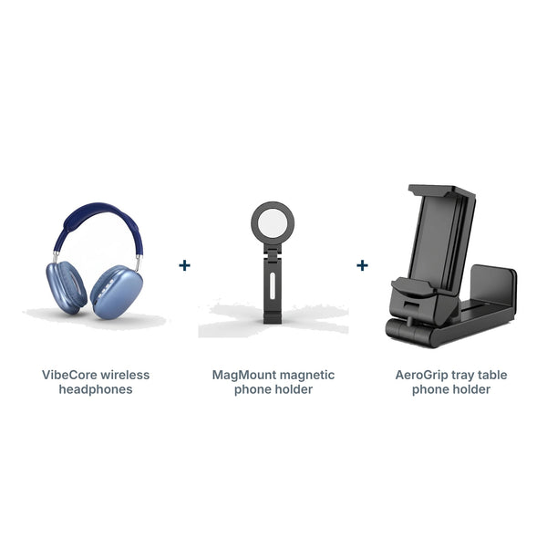 In-Flight Entertainment Kit, 3-Piece Bundle