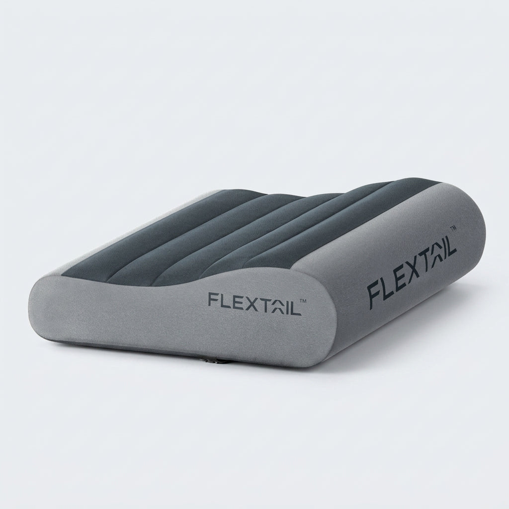 TravelEase™ Ergonomic Inflatable Pillow – back view