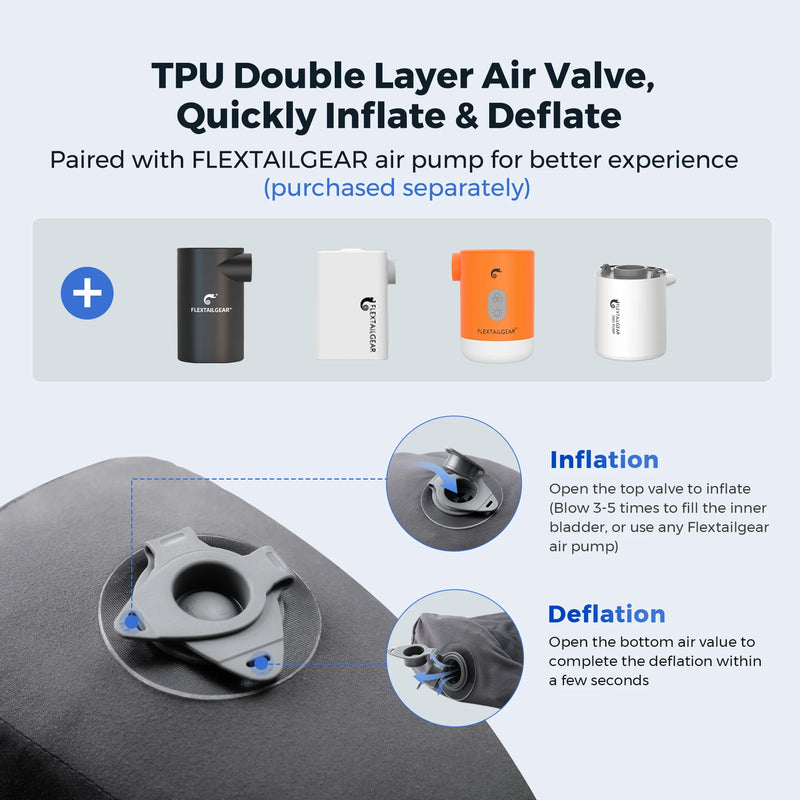 TravelEase B-shape ergonomic pillow dual neck support design long-haul flight
