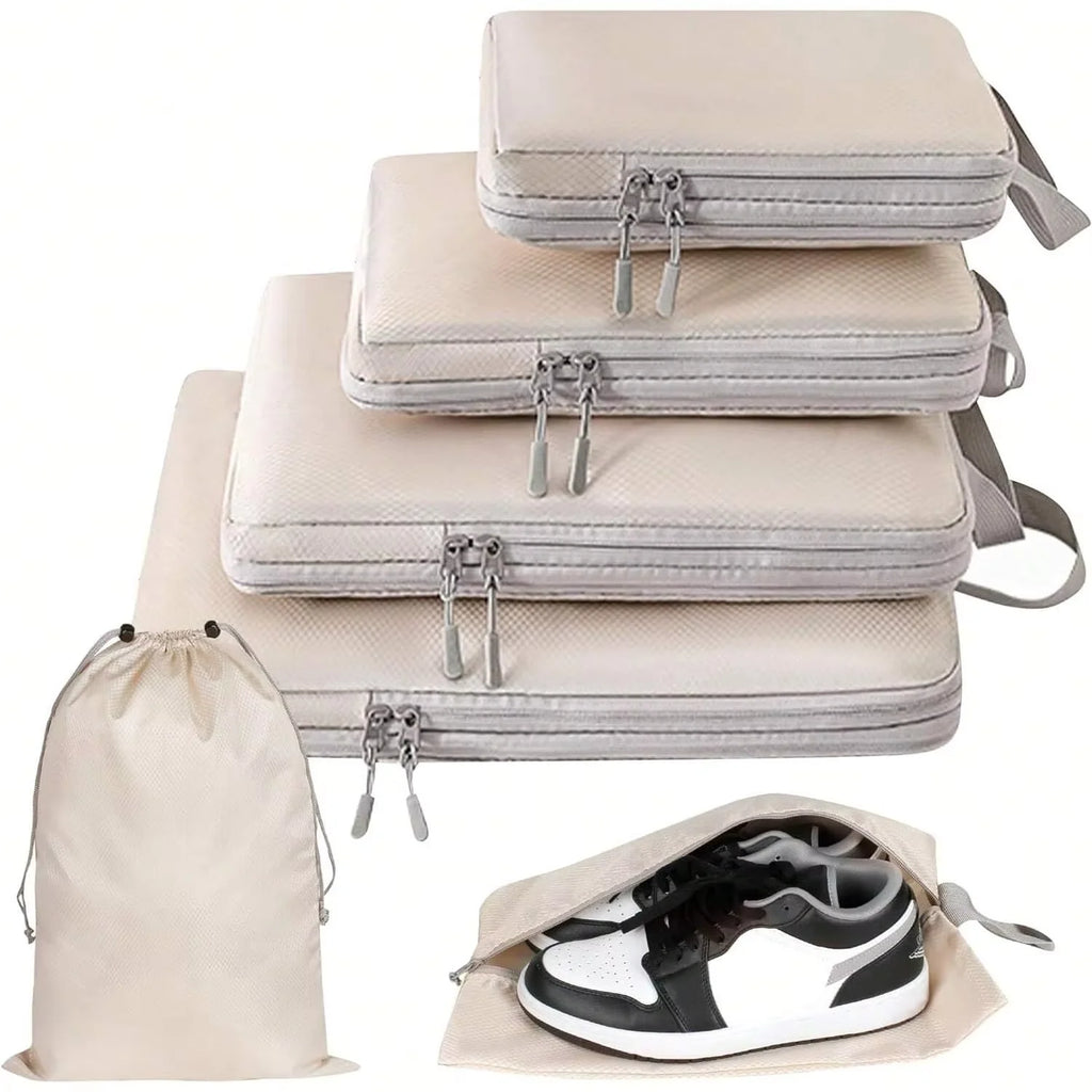 LitePack waterproof packing cubes 4 or 6 piece compressible travel Australia
