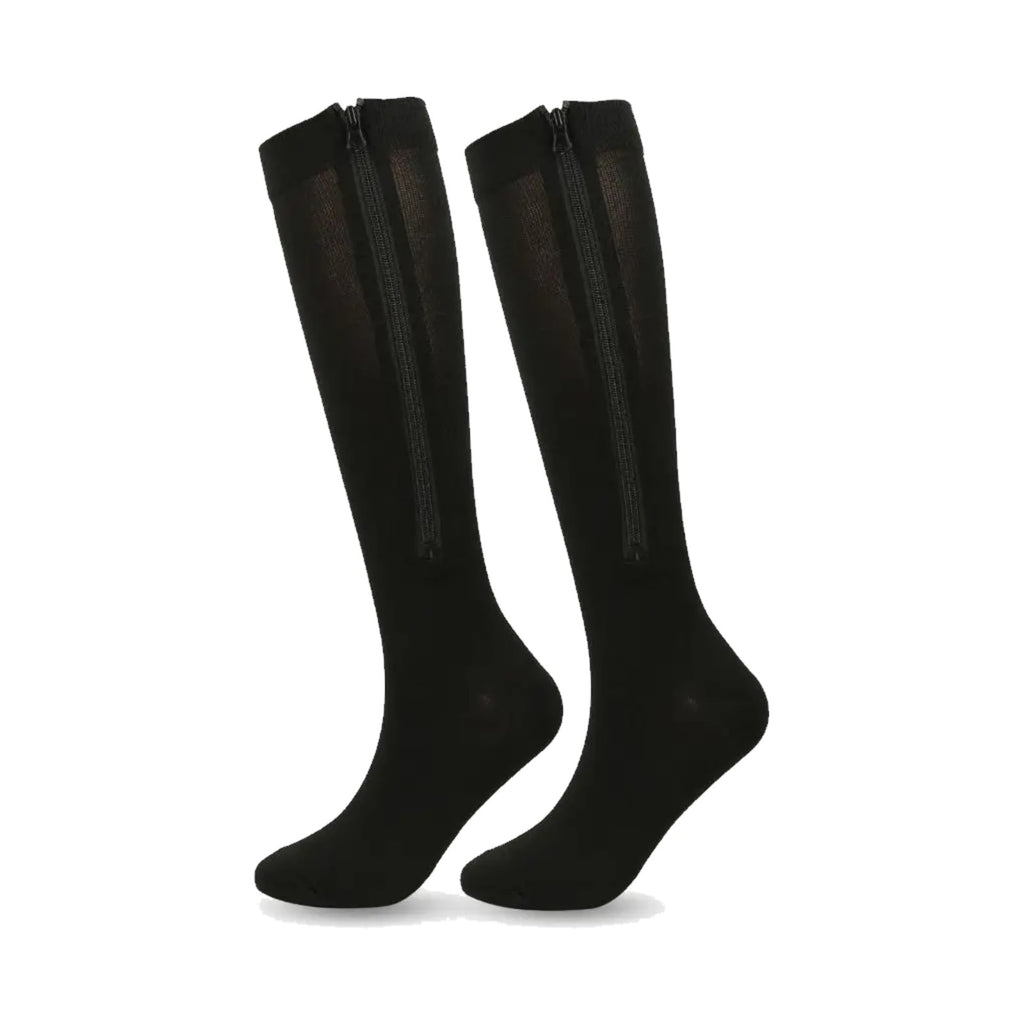 Long-Haul Sleep Kit: Zipper compression socks