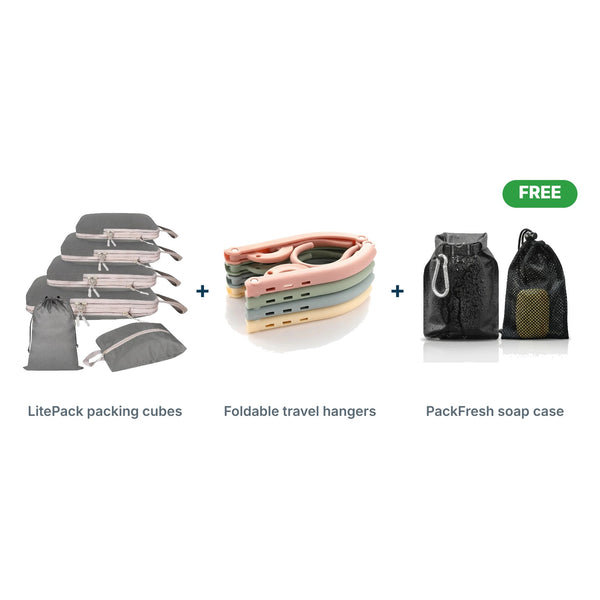 Organised Cubes Kit + FREE Soap Case