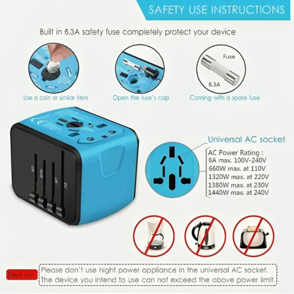 PlugMate™ Universal Travel Adapter