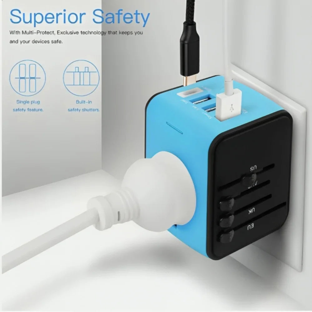 PlugMate™ Universal Travel Adapter