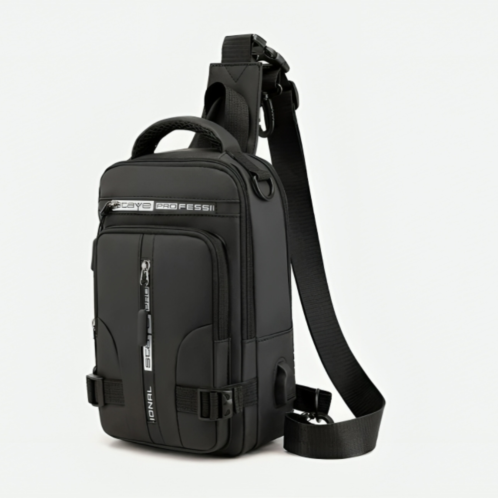 Anti-theft Chest Shoulder Backpack USB Port Bag