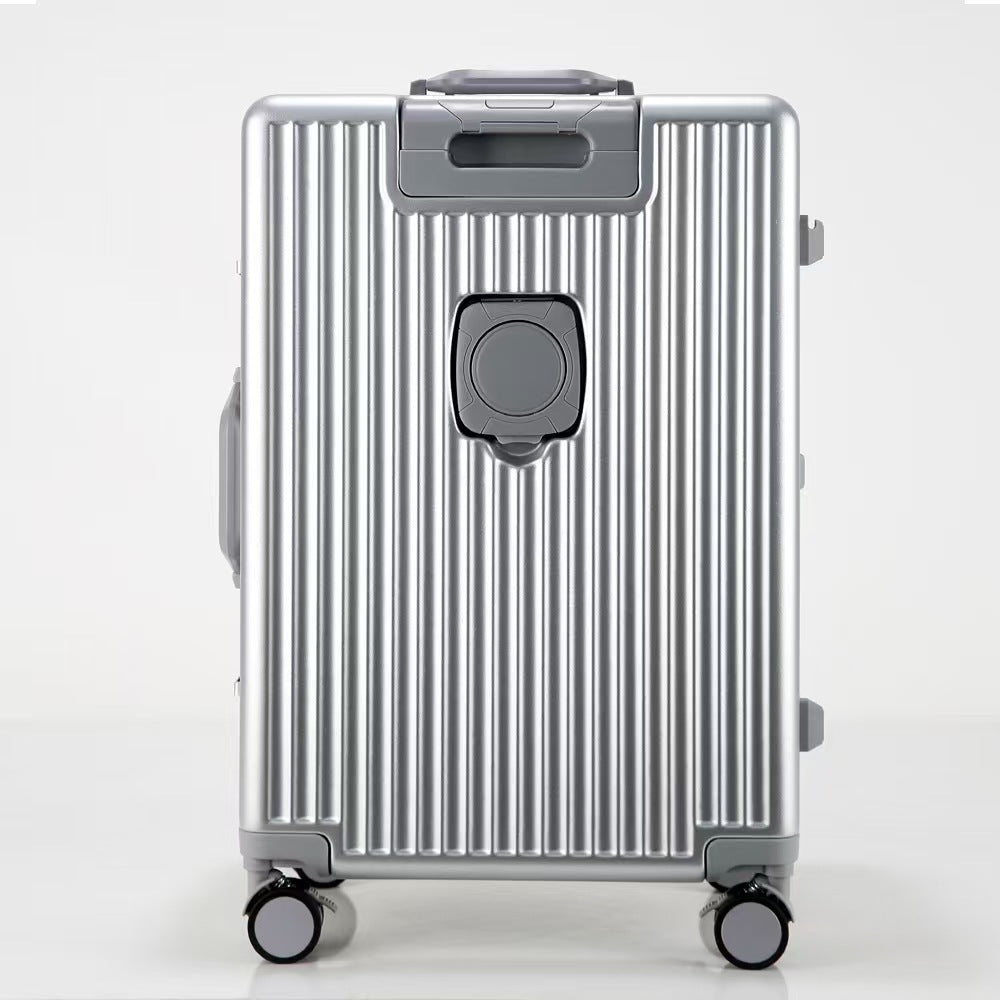Front view of the RetroVault Luggage - travel security accessories, perfect for Australian travellers