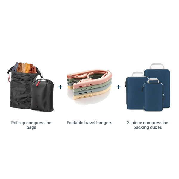 Space-Saver Packing Kit, 3-Piece Bundle