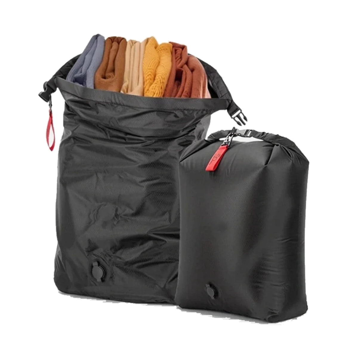 Space-Saver Packing Kit: Roll-up compression bags
