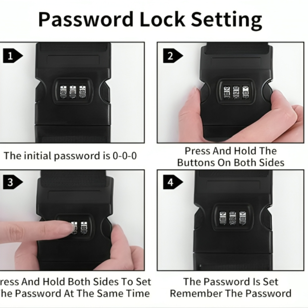 Luggage Strap Code Password