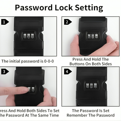 Luggage Strap Code Password