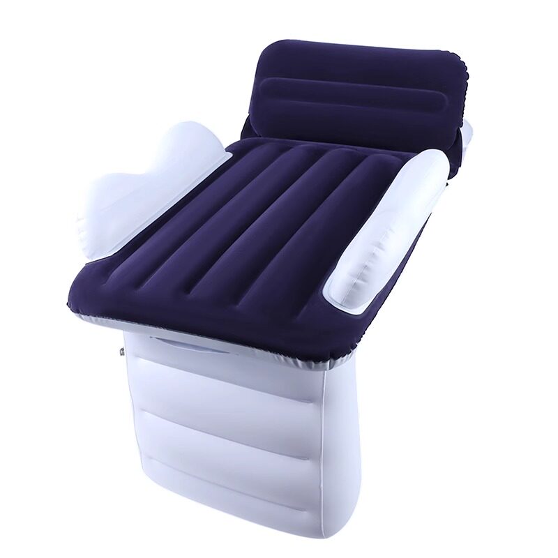 Easy pack toddler travel bed compact kids airplane travel solution blue