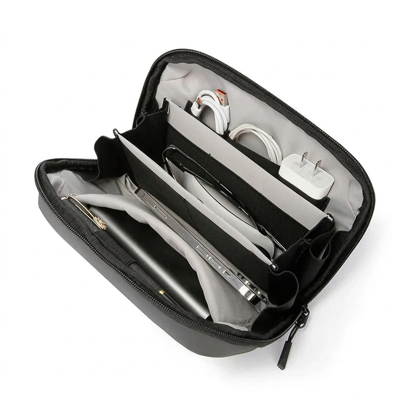 Travel Cable Organizer Bag – size comparison
