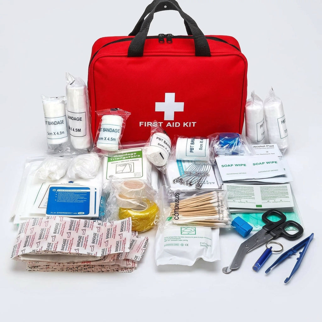 184-piece travel first aid kit portable medical bag outdoor emergency supplies Australia