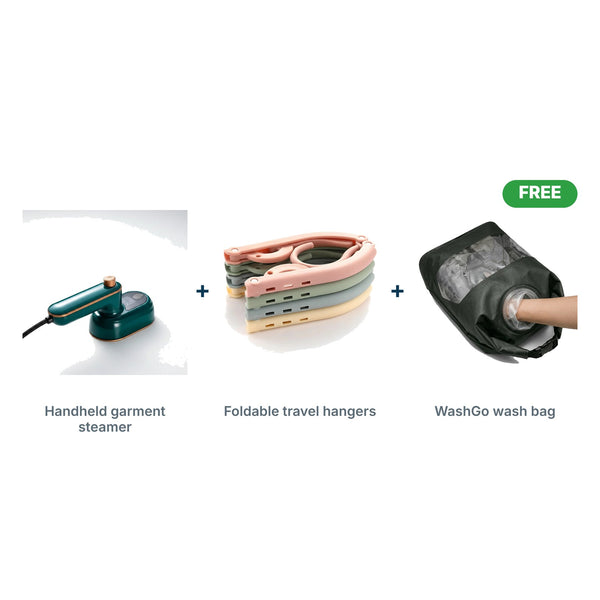 Travel Laundry Kit + FREE WashGo Wash Bag