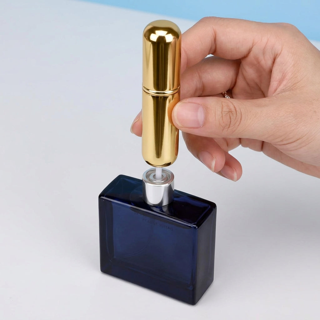 Leak-proof aluminium perfume travel bottle 5ml pocket size fragrance spray