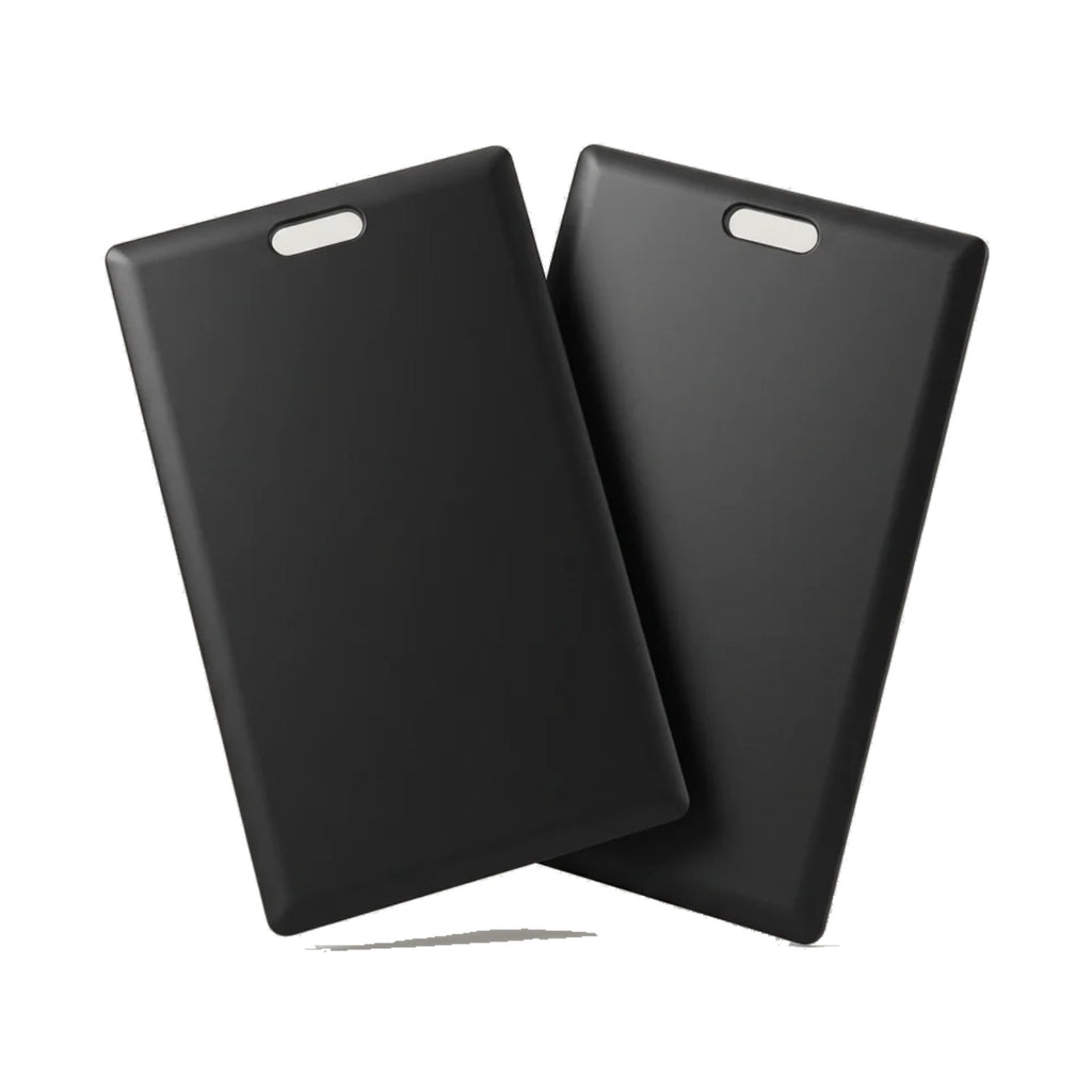 Travel Tech Kit: rechargeable wallet tracker cards for Android, 2-pack