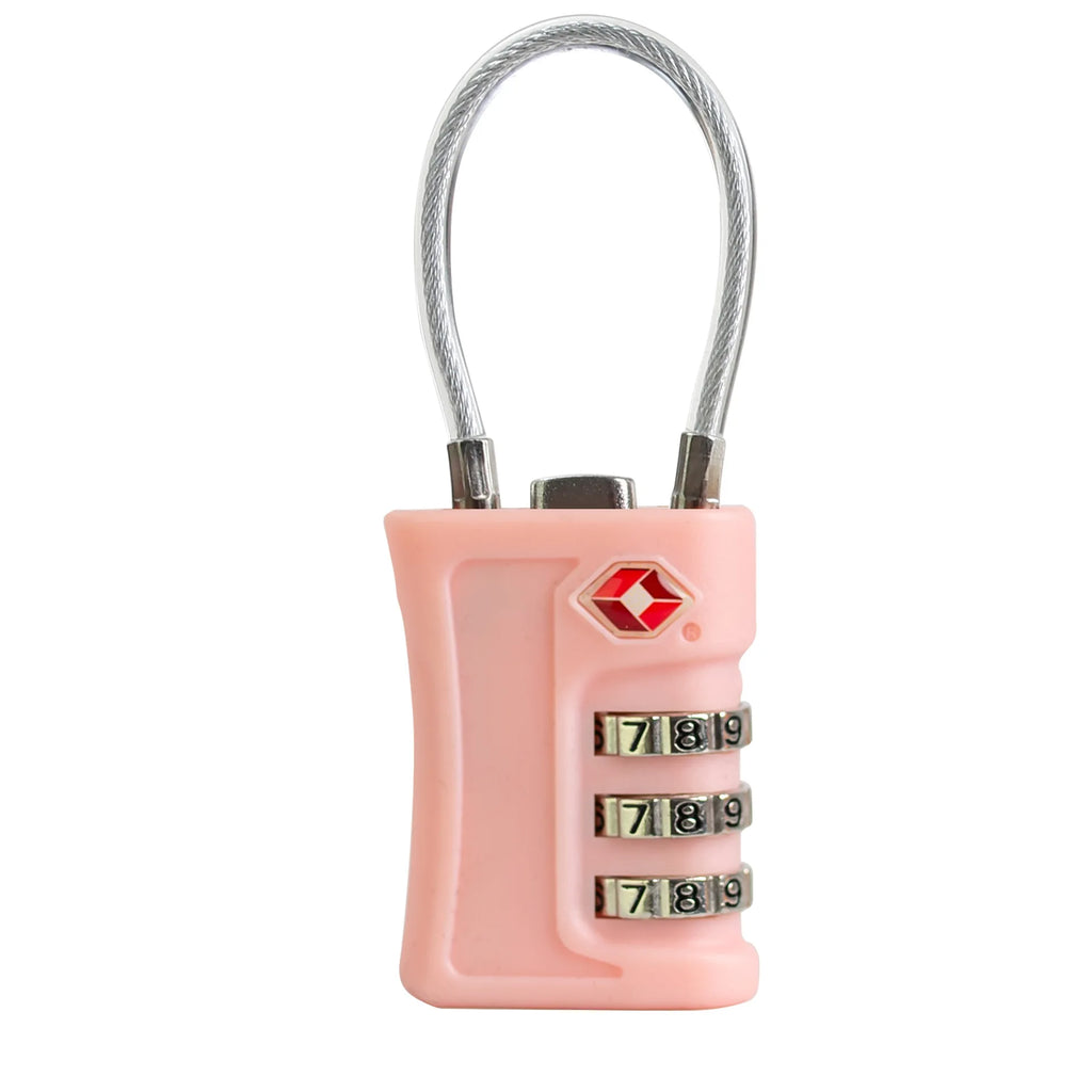 Front view of the TSA 3 digits Lock - travel security accessories, perfect for Australian travellers