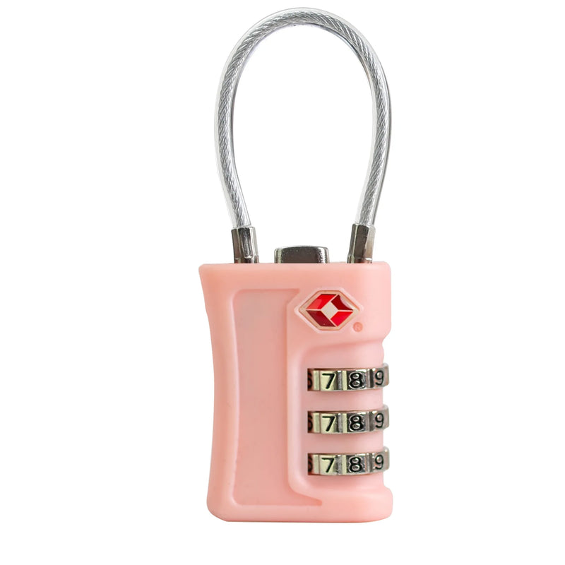 Front view of the TSA 3 digits Lock - travel security accessories, perfect for Australian travellers
