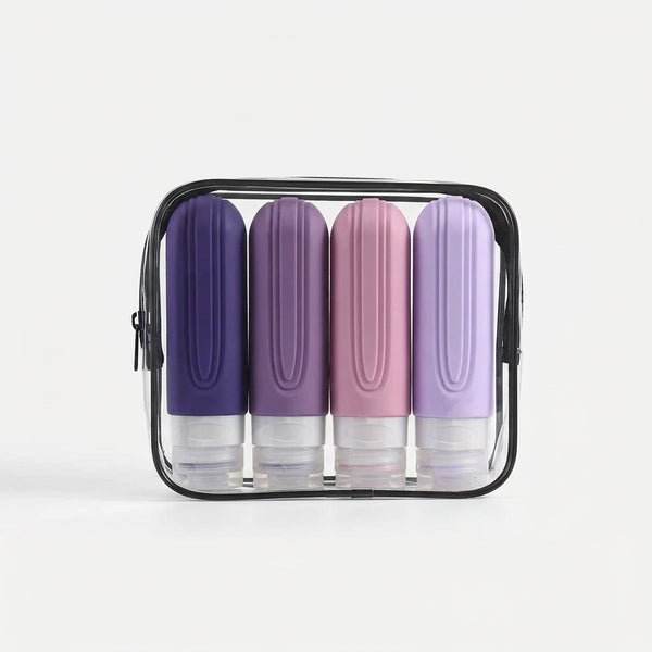 Silicone Travel Bottles, 90ml, Set of 4 | PackBottle™