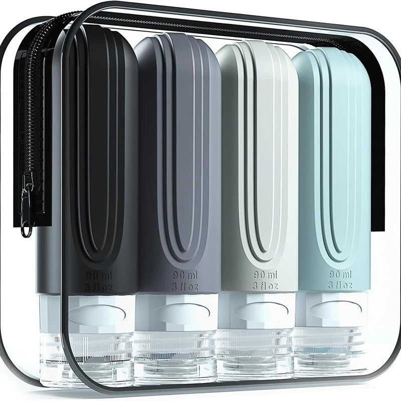 PackBottle™ Leak-Proof Travel Containers – open showing storage