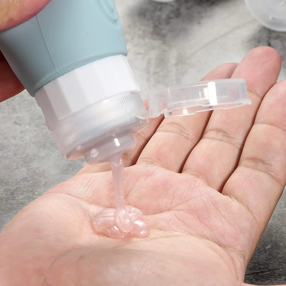 PackBottle travel bottles side view squeezable silicone wide mouth BPA-free