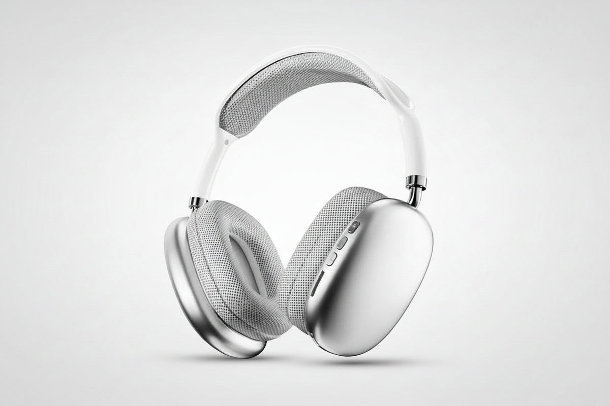 VibeCore P9 Wireless Headphones Silver headphones - travel accessories Australia